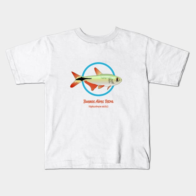 Buenos Aires Tetra Kids T-Shirt by Reefhorse